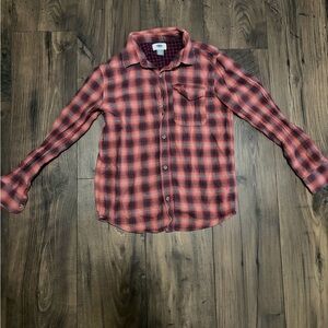 Old Navy Red and Black Checkered Shirt